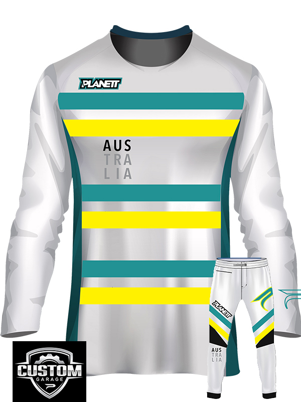 [CUSTOM] AUST Fitted White Jersey