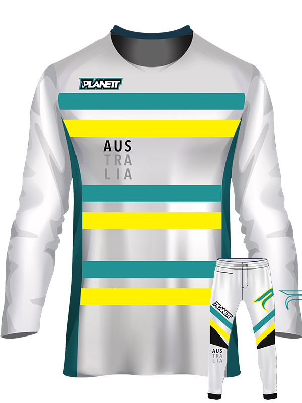 [CUSTOM] AUST Fitted White Jersey