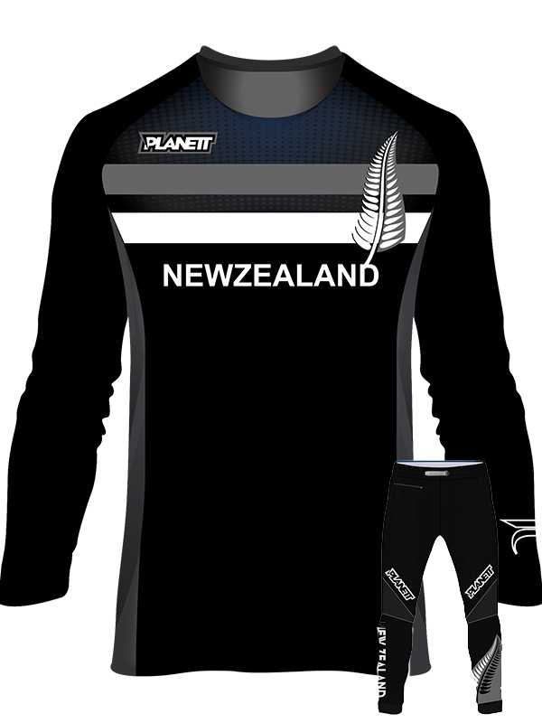 [CUSTOM] NZ Fitted Black Jersey